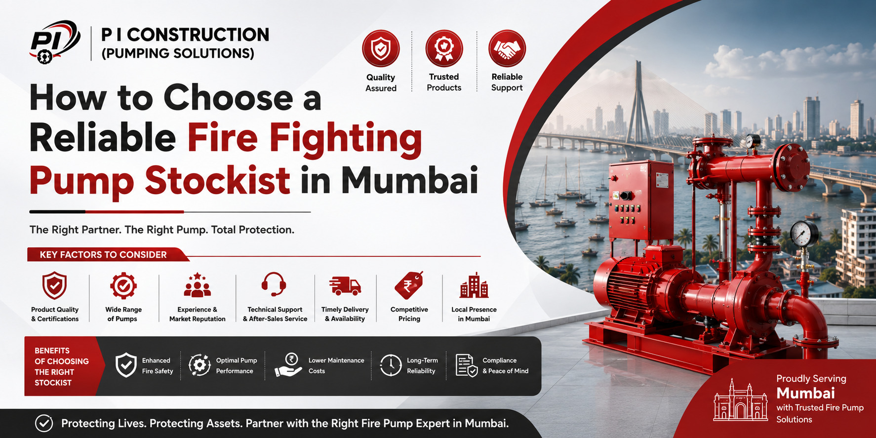 How to Choose a Reliable Fire Fighting Pump Stockist in Mumbai