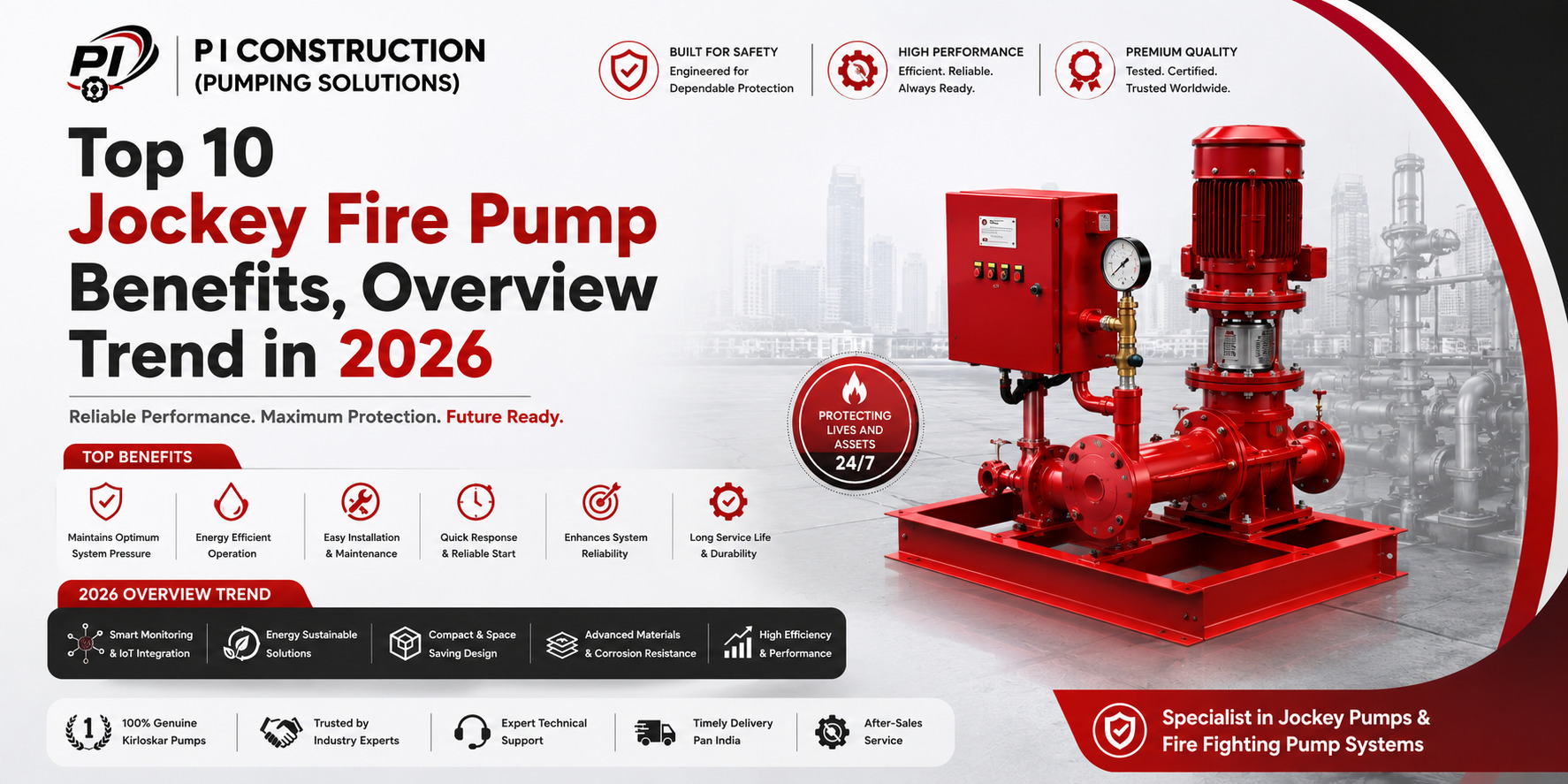 Top 10 Jockey Fire Pump Benefits, Overview Trend in 2026