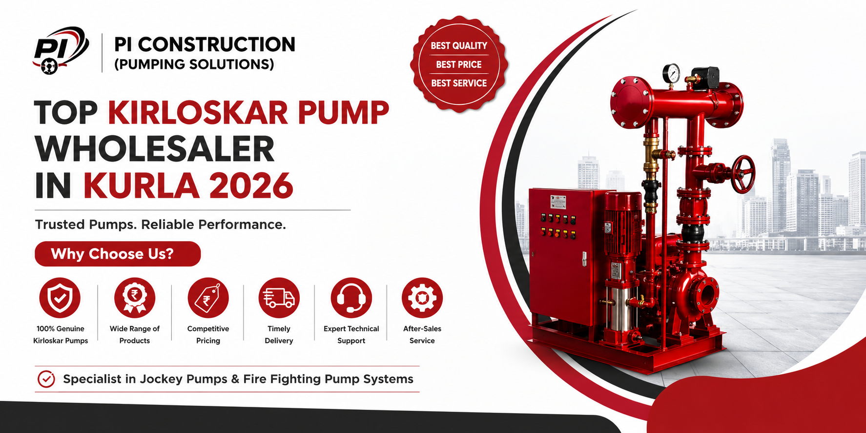 Top Kirloskar Pump Wholesaler in Kurla 2026
